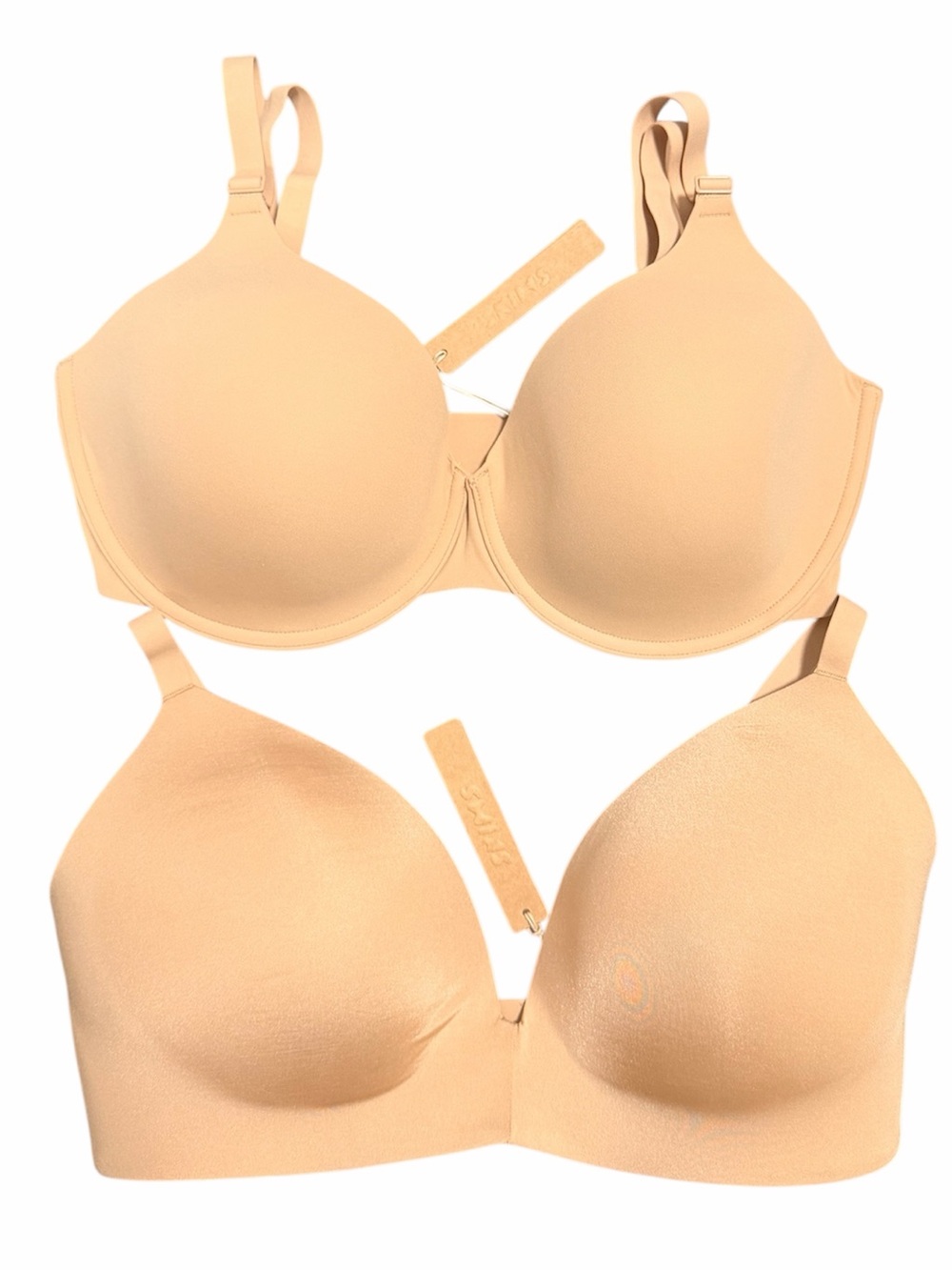 SKIMS Bra Bundle- Clay, wireless form & fits everybody T-Shirt Bras 36DD